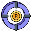 Bitcoin Target Cryptocurrency Bitcoin Icon