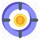 Bitcoin Target Cryptocurrency Bitcoin Icon
