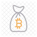 Bitcoin-Tasche  Symbol