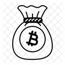 Bitcoin-Tasche  Symbol