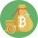 Bitcoin-Tasche  Symbol