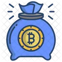 Bitcoin Tasche Bitcoin Kryptowahrung Symbol