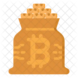 Bitcoin-Tasche  Symbol