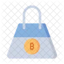 Bitcoin-Tasche  Symbol