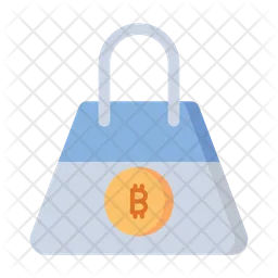 Bitcoin-Tasche  Symbol