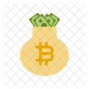 Bitcoin Tasche Bitcoin Kryptowahrung Icon