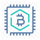 Bitcoin Technology Computing Icon