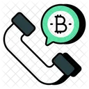 Bitcoin Telecommunication Cryptocurrency Crypto Communication Icon