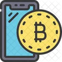 Bitcoin Cripto Moneda Icono
