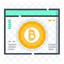 Bitcoin Template Bitcoin Money Icon
