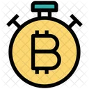 Bitcoin Time Bitcoin Timepiece Icon