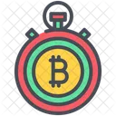 Bitcoin Measure Speed Icon
