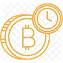 Bitcoin Timer Bitcoin Clock Bitcoin Icon