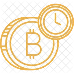 Bitcoin Timer  Icon