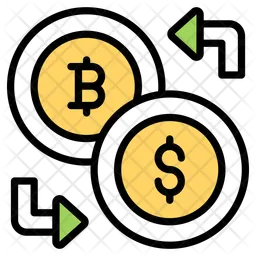 Bitcoin to Dollar  Icon