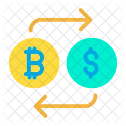 Bitcoin to Dollar  Icon