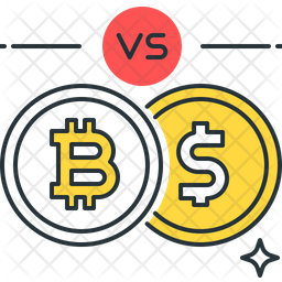 Bitcoin To Dollar Icon