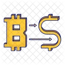 Bitcoin To Dollar Exchange Btc To Usd Icon