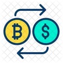 Bitcoin in dollaro  Icon