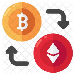Bitcoin to Ethereum  Icon