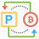 Paypal Exchange Transfer Icon