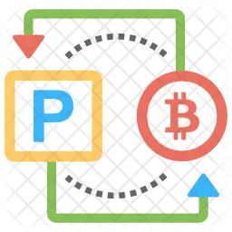Bitcoin to Paypal  Icon