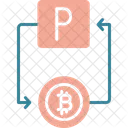 Bitcoin Exchange Paypal Icon