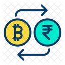 Bitcoin to Rupees  Icon