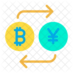 Bitcoin to Yen  Icon