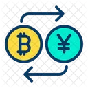 Bitcoin to Yen  Icon