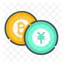 Bitcoin To Yen Yen Money Icon