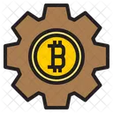 Bitcoin Setting Tool Bank Icon