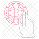 Bitcoin touch  Icon