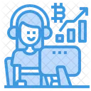 Bitcoin Trade  Icon