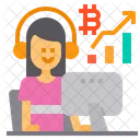 Bitcoin Trade  Icon