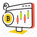 Bitcoin Trade Crypto Trade Online Trade Icône