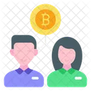 Bitcoin Trading Currency Finance Icon