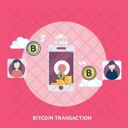 Bitcoin Transaction Icon