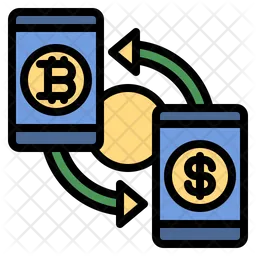 Bitcoin Transaction  Icon