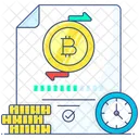 Bitcoin Transaction Time  Icon