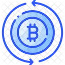 Transaction Exchange Bitcoin Icon
