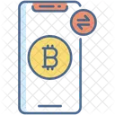 Bitcoin-Transaktion  Symbol