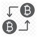 Bitcoin-Transaktion  Symbol