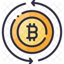 Transaktion Austausch Bitcoin Symbol