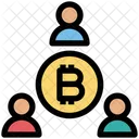 Bitcoin Transaktionsproblem Kryptowahrungsaustausch Transaktion Symbol