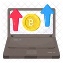 Bitcoin Transfer Bitcoin Document Transfer Crypto Icon