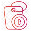 Bitcoin-Überweisung  Symbol