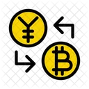 Transfer Exchange Bitcoin Icon