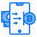Smartphone Bitcoin Icon