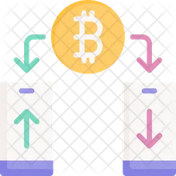 Bitcoin Transfer  Icon